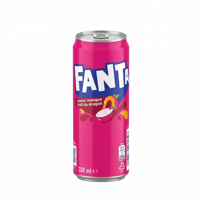 Fanta Frutos Dragón Y Mango (330 Ml.)