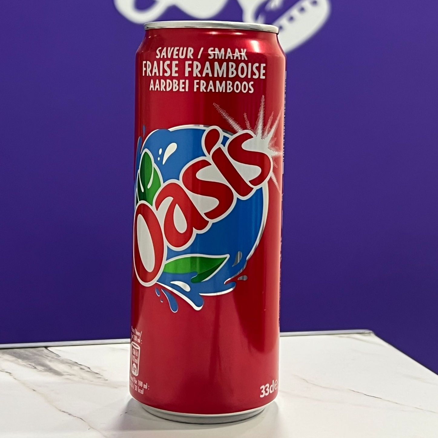 Oasis frambuesa y fresa