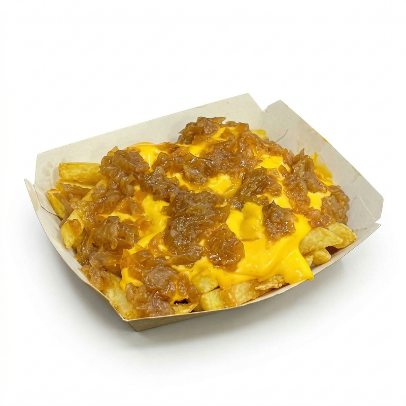 Patatas Con Queso Y Cebolla